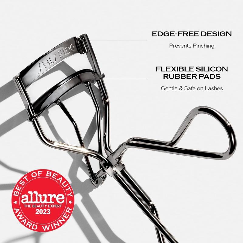 Shiseido Eyelash Curler #213  Curls Lashes for Perfect, Eye-Framing Fringe - Gentle & Safe - Includes Replacement Pad eyelash curler eyelash separator