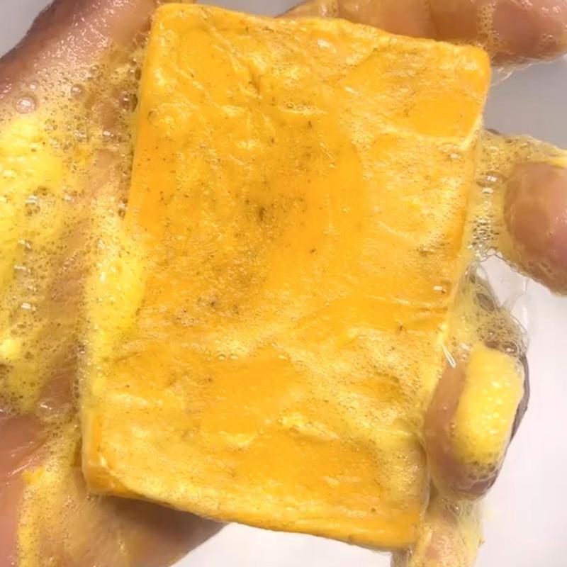 100g Turmeric & Kojic Acid Soap, Handmade Soap For Body Wash Face Cleansing Soap