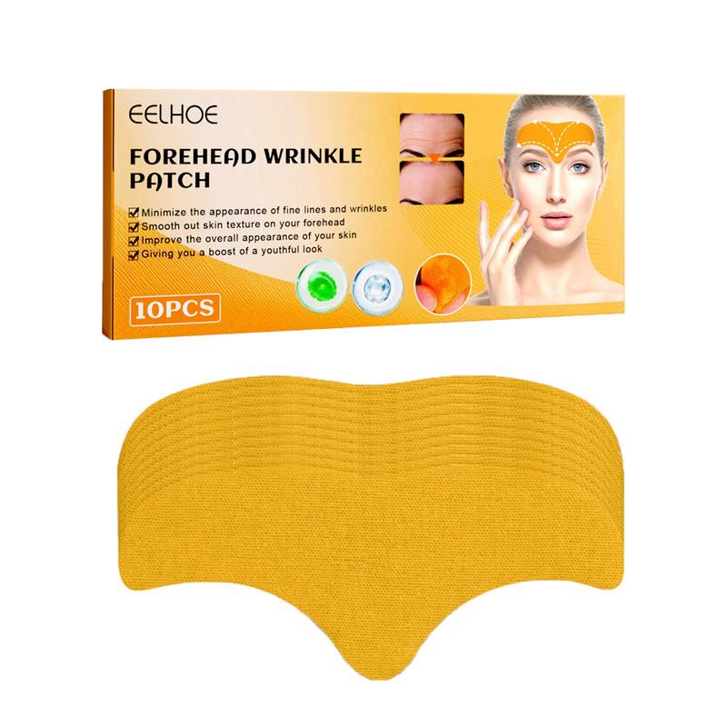 Forehead Wrinkle Patch, 10pcs box Forehead Patch for Improving Wrinkle, Face Skin Care Product for Women Daily Use