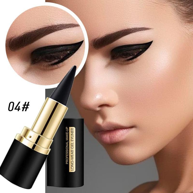 Waterproof Eyeliner (2 Counts) | Long-Lasting Matte Eyeliner Pencil, Quick-Drying Eyeliner Pen, Professional Daily Makeup Accessories, Beetlejuice Makeup, Creamy Pencil Cosmetic Lip Liner, Christmas Gift for Women , gel lipliner