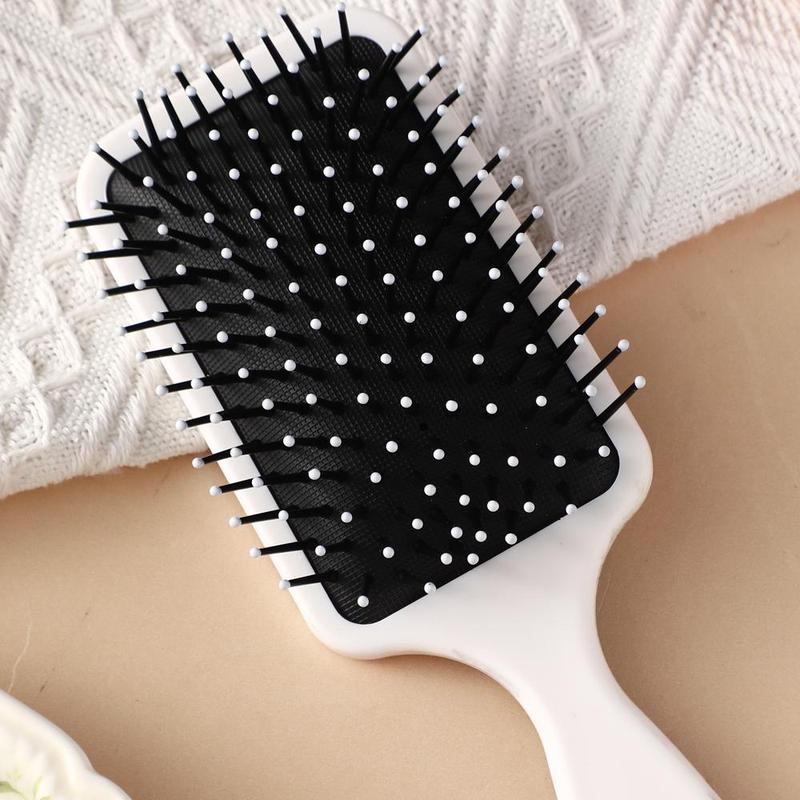 Flower Pattern Hair Brush, Anti-static Hair Comb, Scalp Massage Comb, Curly Hair Detangling & Styling Tool for Women & Girls