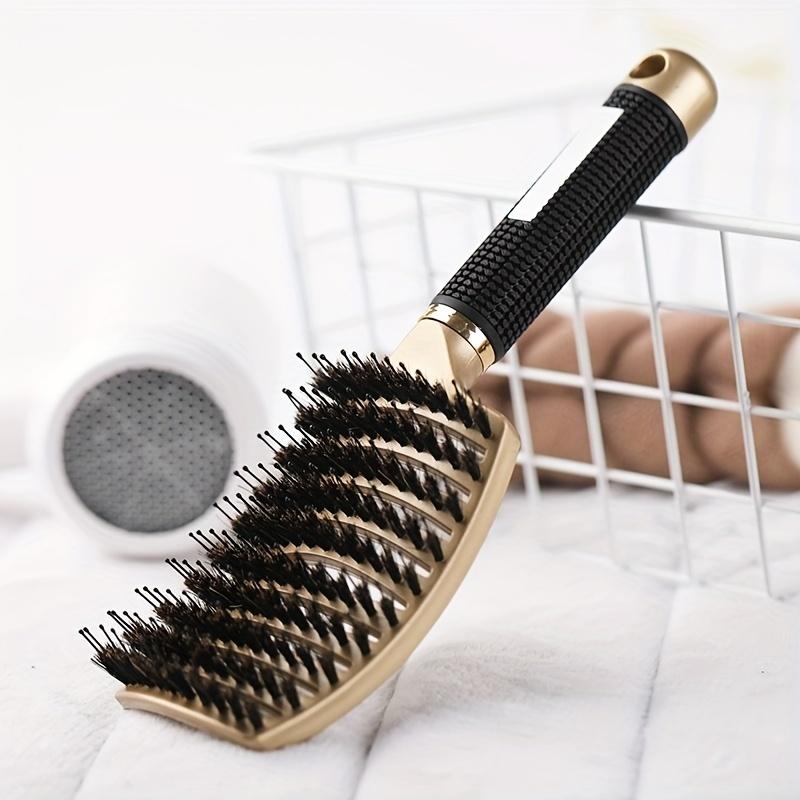 Large Curved Detangling Hair Brush Scalp Massage Hair Brush Hollow Out Hair Styling Comb