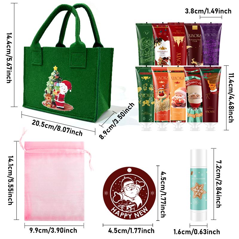 [Sixty Christmas presents. ]- Christmas themed packs,Super Skincare Gift Pack, including: cleansing mousse, wash and care, oral spray, soap, hair mask, toothpaste