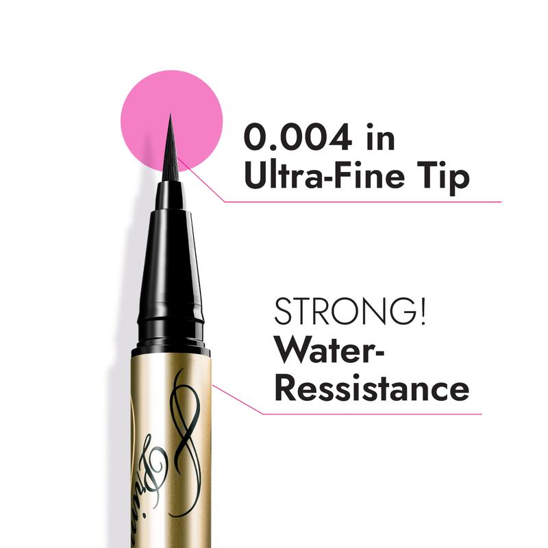 [Heroine Make Official Store] KissMe Heroine Make Prime Liquid Eyeliner Rich Keep, Strong Water-Resistant, Removable with Warm Water, Smooth Ultra-thin line, Long-Lasting MakeUp black eye liner