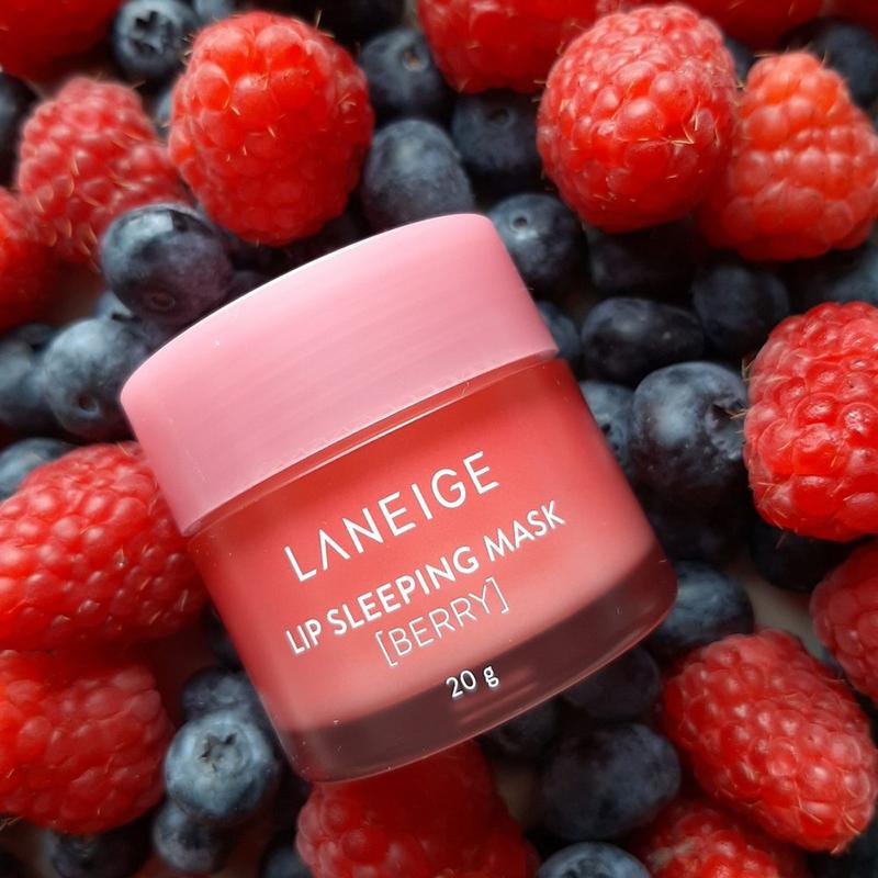 LANEIGE - Korean Cosmetics Skincare -  Hydrating Lip Mask - Lip Sleeping Mask EX Berry [20g] -  Moisture Lip care products - Smooth Lipcare - Hydrate Moisturizing lips - Cosmetic Gift Moisturizer Comfort Lip Treatment repair