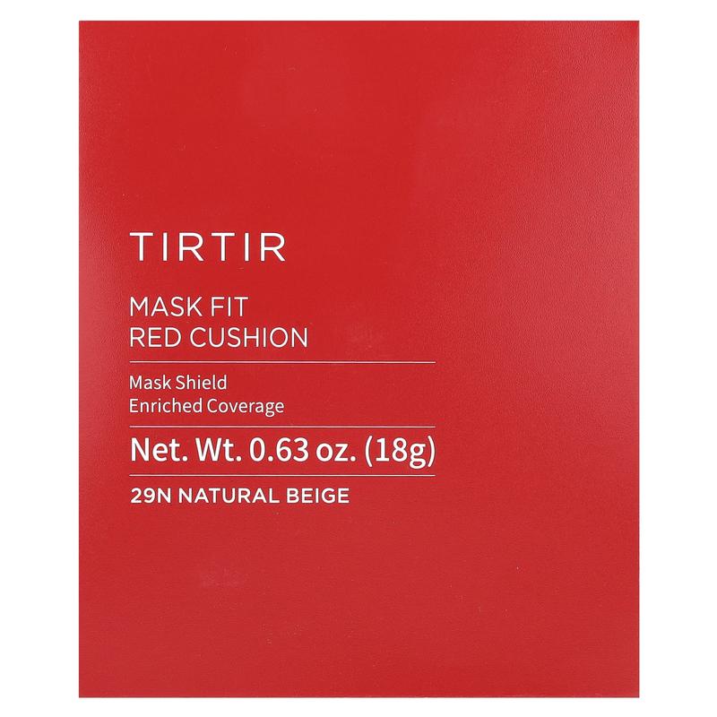 TIRTIR Mask Fit Red Cushion, 29N Natural Beige, 0.63 oz (18 g)