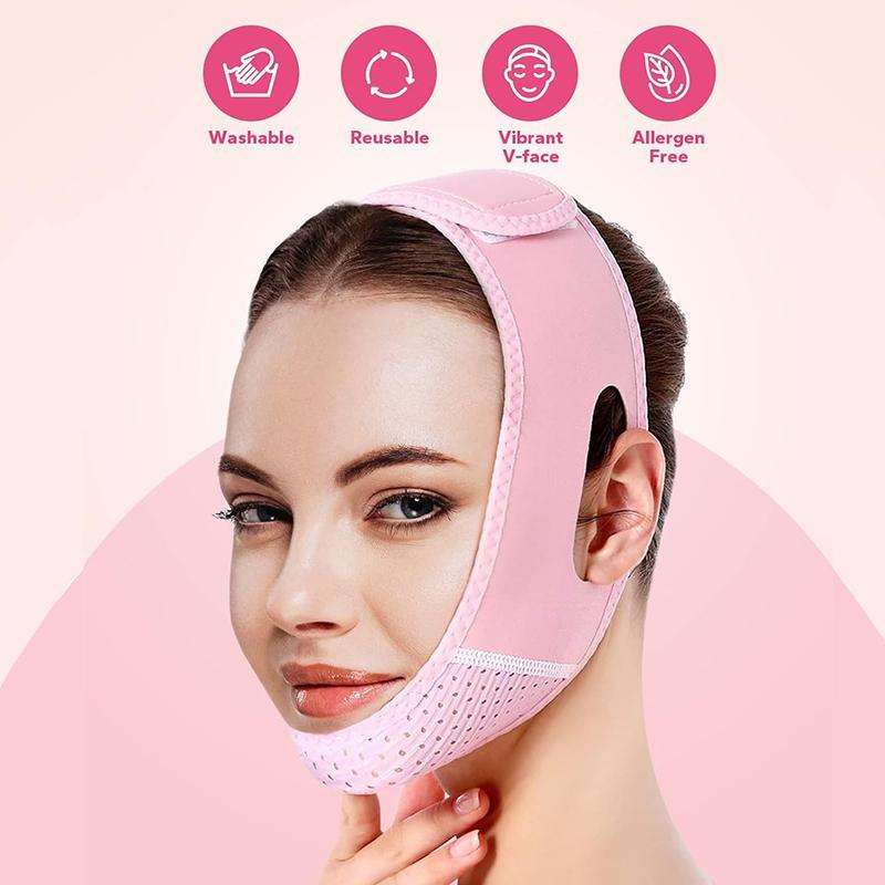 Reusable V Line Lifting Facial Mask, Comfortable and Reusable Face Belt, Face Lifting & Tightening Tool, Skin Care Tool for Women, Christmas Gift