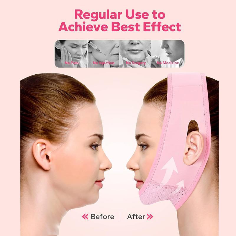 Reusable V Line Lifting Facial Mask, Comfortable and Reusable Face Belt, Face Lifting & Tightening Tool, Skin Care Tool for Women, Christmas Gift