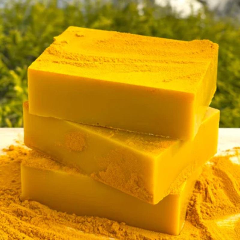 100g Turmeric & Kojic Acid Soap, Handmade Soap For Body Wash Face Cleansing Soap