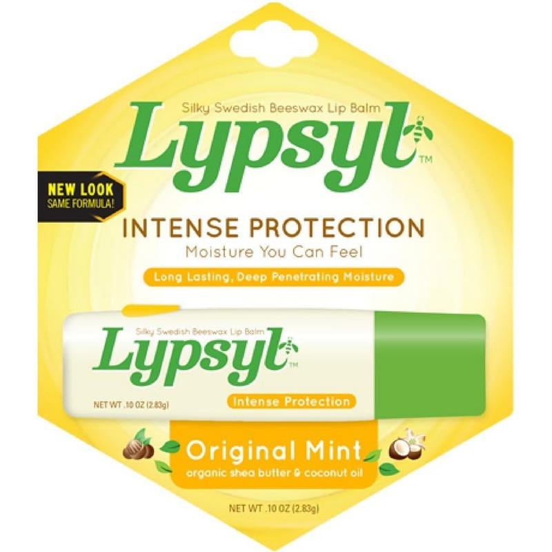 Lypsyl Intense Protection Lypmoisturizer, Original Softening, Moisturizing Lip Balm, Original Mint, 0.1 Ounce (Pack Of 3)