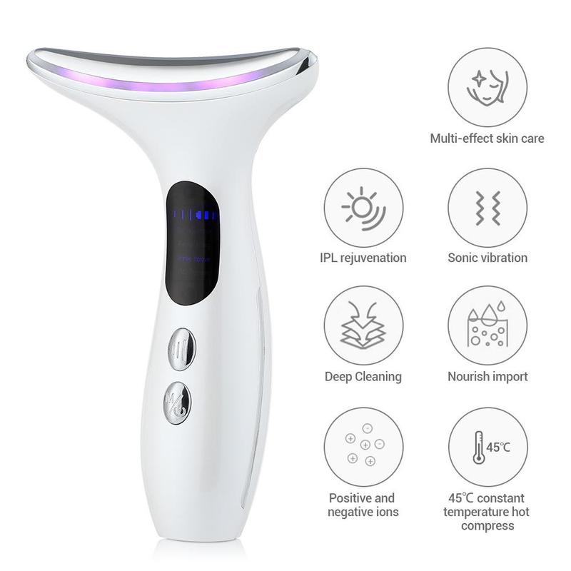 Radio Frequency Skin Stretching Machine, Summer Wireless RF Skin Tightening Machine, Multi-functional Facial Beauty Instrument, Tightening Skin, Neck Lifting & Firming RF Beauty Massager