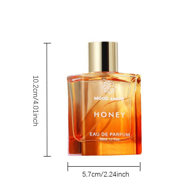 50ml Honey Scented Perfume, Long Lasting Fragrance for Men, Elegant Fragrance for Daily Wear, Fashion Perfume for Party, Daily Clothing Decor, Christmas, Christmas Gift