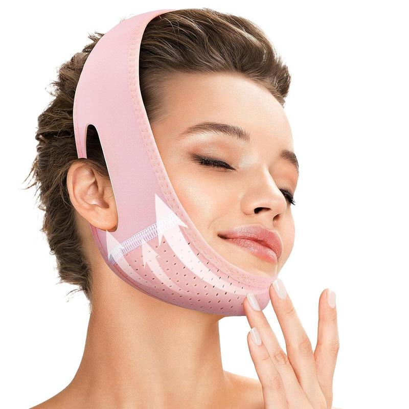 Reusable V Line Lifting & Tightening Mask, Face Lift Prevent Sagging, Jaw Exerciser, Professional Skincare Tools for Women & Girls