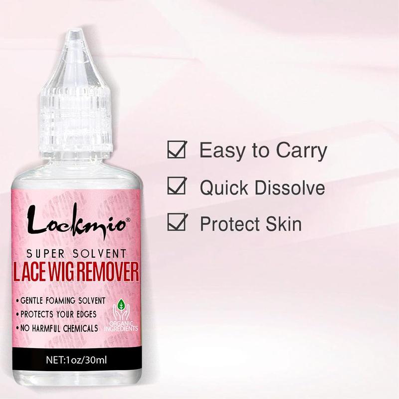 Lace Wig Glue & Remover (2pcs set), Waterproof Lace Wig Adhesive with Remover, Suitable for Daily Use