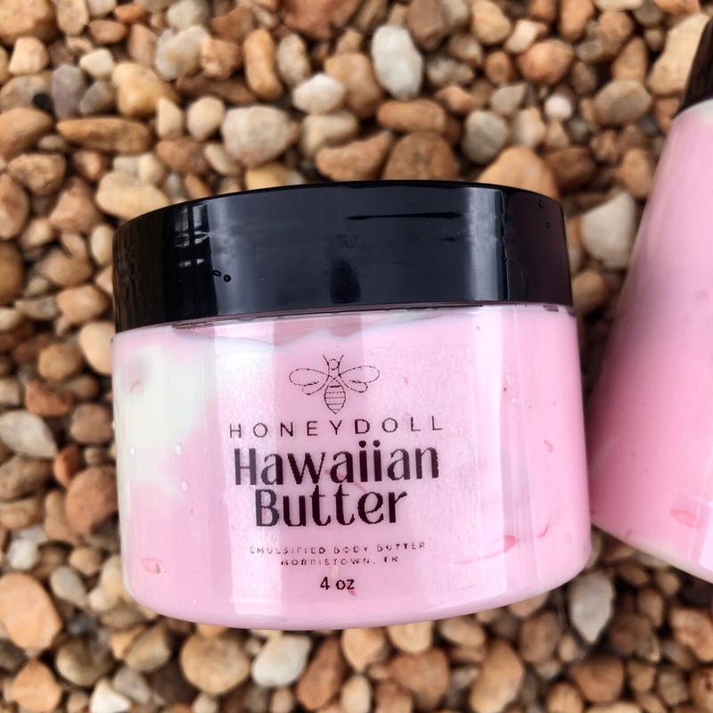 Hawaiian Butter Emulsified Body Butter - Juicy Pineapple & Coconut Scented - Body Care