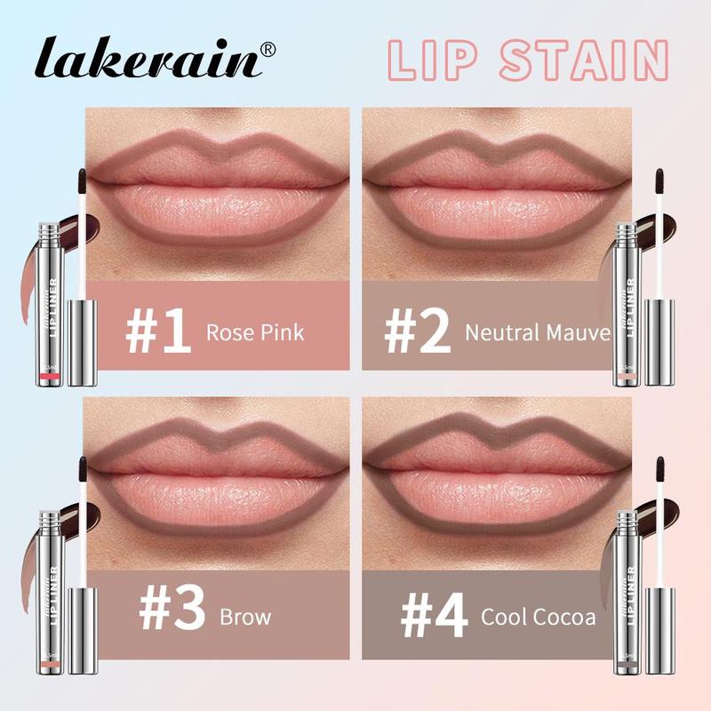 Peel-Off Lip Liner - Waterproof Lip Stain for Precise and Quick Lip Makeup, Ideal natural lip liner Matte Vintage Contour Lipliner, Flawless Cosmetic