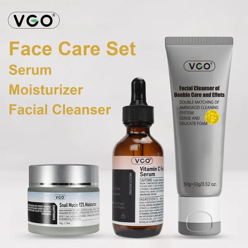 VGO Vitamin C Facial Serum Essence, 30ml - Gentle A-c-n-e Cleanser - Comfort, Skin Repair, Cleansing, Facial Wash Skincare Acne vitamin c face serum