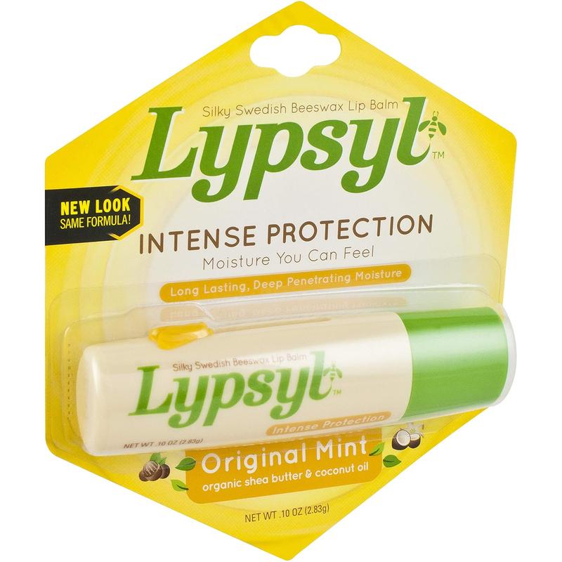 Lypsyl Intense Protection Lypmoisturizer, Original Softening, Moisturizing Lip Balm, Original Mint, 0.1 Ounce (Pack Of 3)