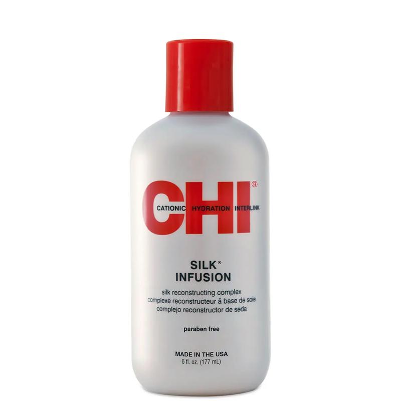 CHI INFRA Silk Infusion, 6 Fl Oz - Lightweight Leave-In Treatment for All Hair Types, Including Color- and Chemically-Treated Hair