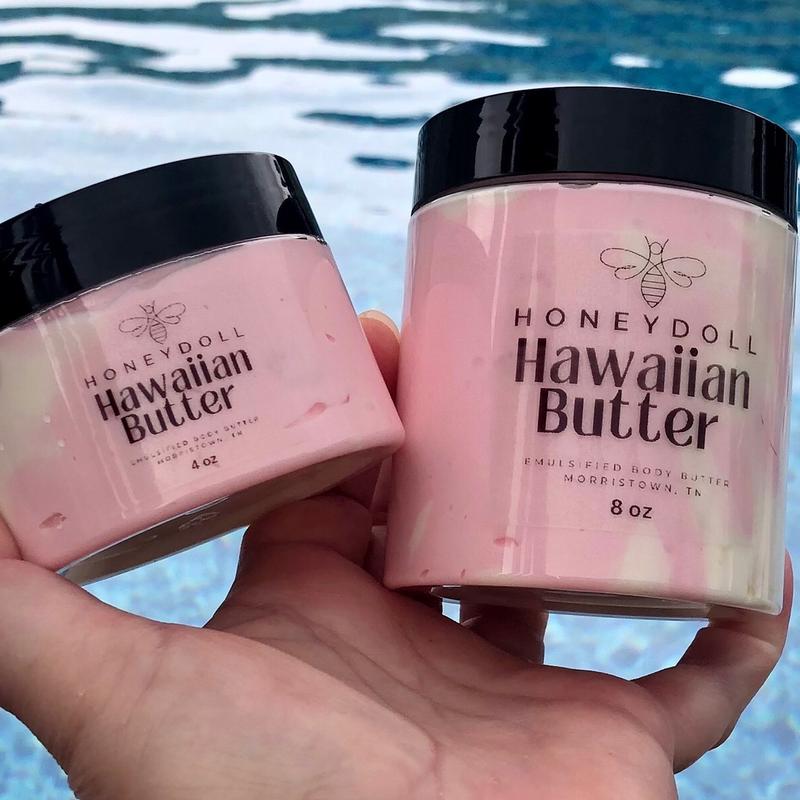 Hawaiian Butter Emulsified Body Butter - Juicy Pineapple & Coconut Scented - Body Care