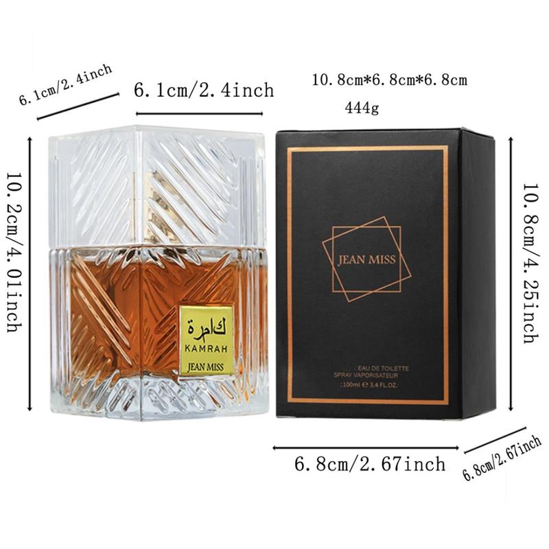 100ML New Khamrah Men's Fragrance, Lattafa Fragrance Kamla, Middle East Dubai Cross-Border Neutral Fragrance 3.4FL.OZ