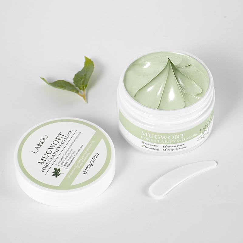 Centella Asiatica Extract Clay Mask, Deep Cleansing & Moisturizing Facial Mud Masks, Facial Skin Care for Women & Men