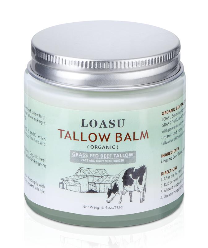 2XL (4fl.oz. 113g) Handmade Whipped  Beef Tallow for Skin, Grass Fed Beef Tallow for Face, Beef Tallow Moisturizer for Face and Body - Organic Beef Tallow to Nourish the Skin, 4 fl. oz. Skincare Balm Smooth Vitamins Comfort Skin Repair Moisture Hydrating