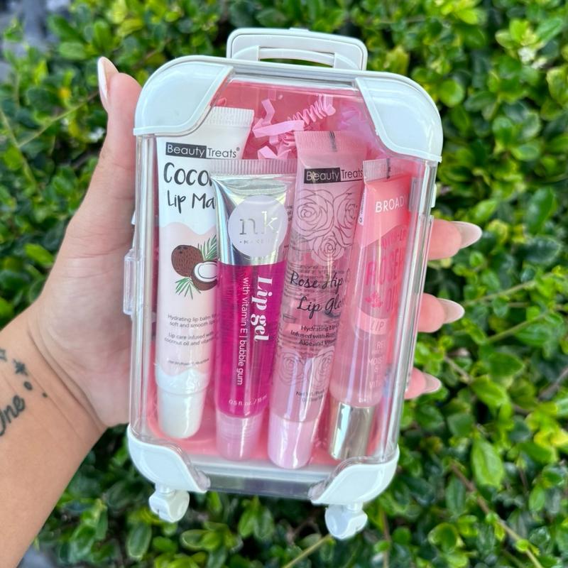 Mini Suitcase Lipgloss Bundle