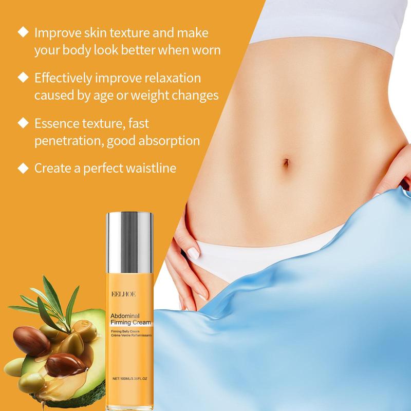 Abdominal Firming Essence Cream, Moisturizing & Nourishing Body Massage Cream, Hydrating Body Care Product for Women & Men, Christmas Gift