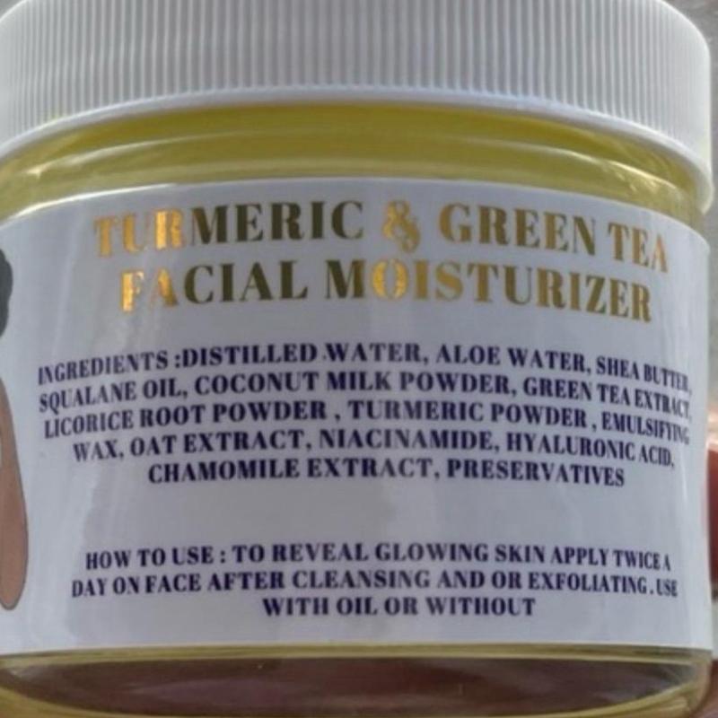 Turmeric Moisturizer and Oil Facial Set with Snow Mushroom and Ceramides for Hydrated and Nourished Skin - Moisture