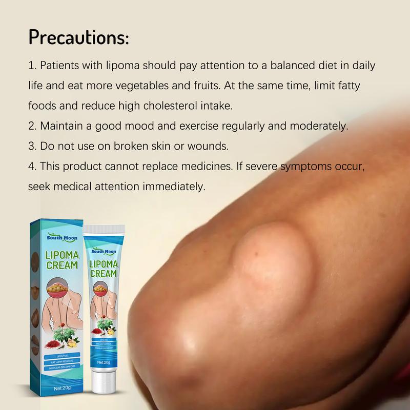 South Moon Lipoma Removal Cream, Relieve Fat Caking Tumor Subcutaneous Lumps Unclog Body Care