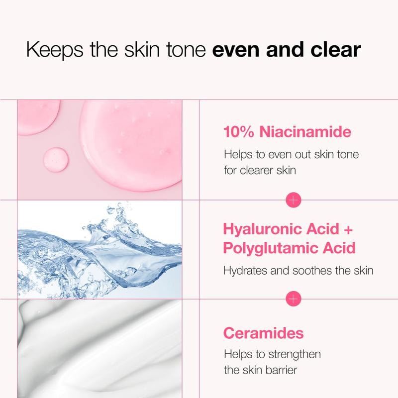 Anua 10% Niacinamide+ 4% Tranexamic Acid Serum, Ceramide, Hyaluronic Acid, Vitamin B12 natural color, Korean Glass Skin (30ml  1.01 fl.oz.)