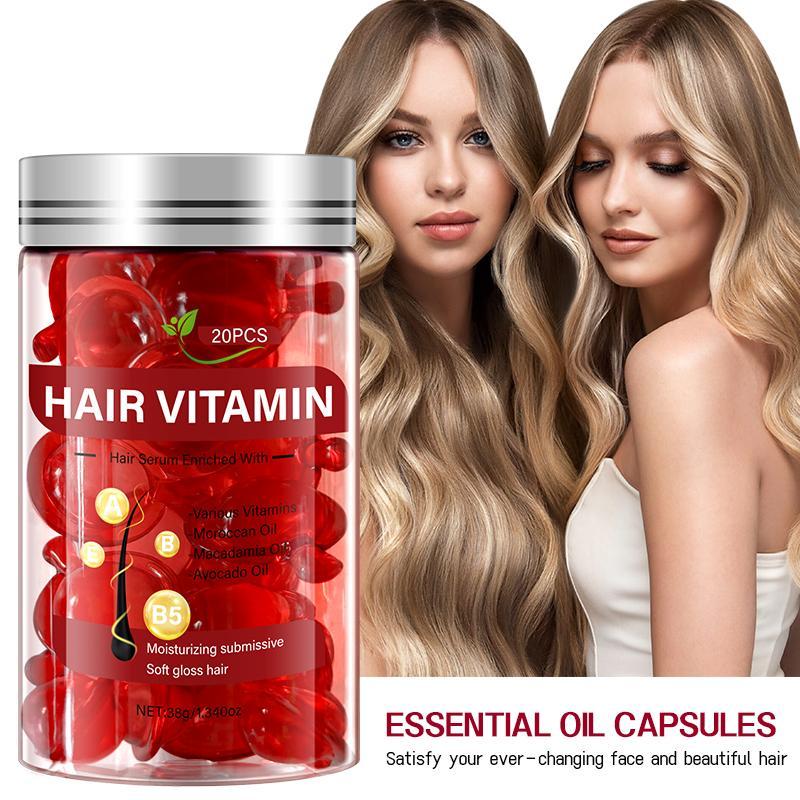 38g Hair Vitamin Capsule, 1 Count Hair Care Essential Oil Capsule, Moisturizing Hair Care Product for Women & Men