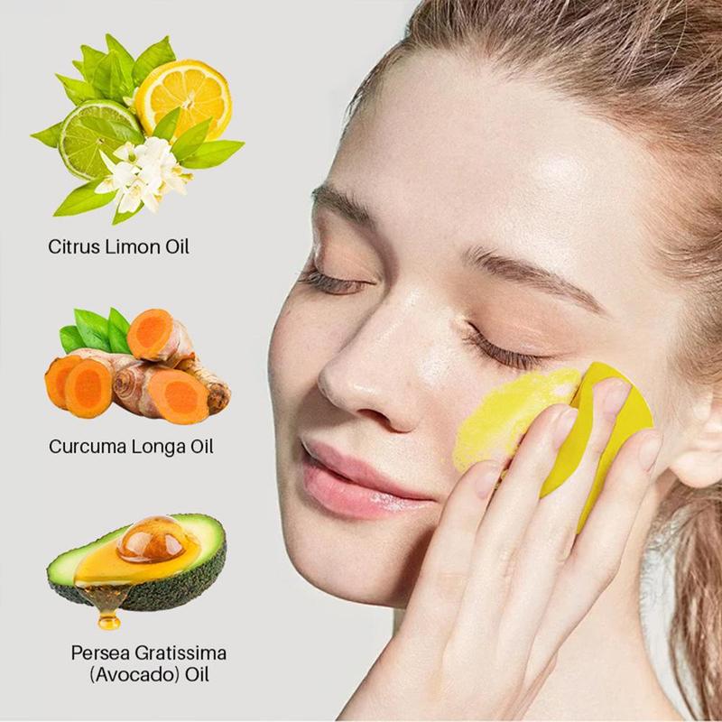 Turmeric Cleansing Pads, 3 Packs Kojic Facial Cleansing Pads, Easy To Use, Facial Skin Care Product for Women & Men