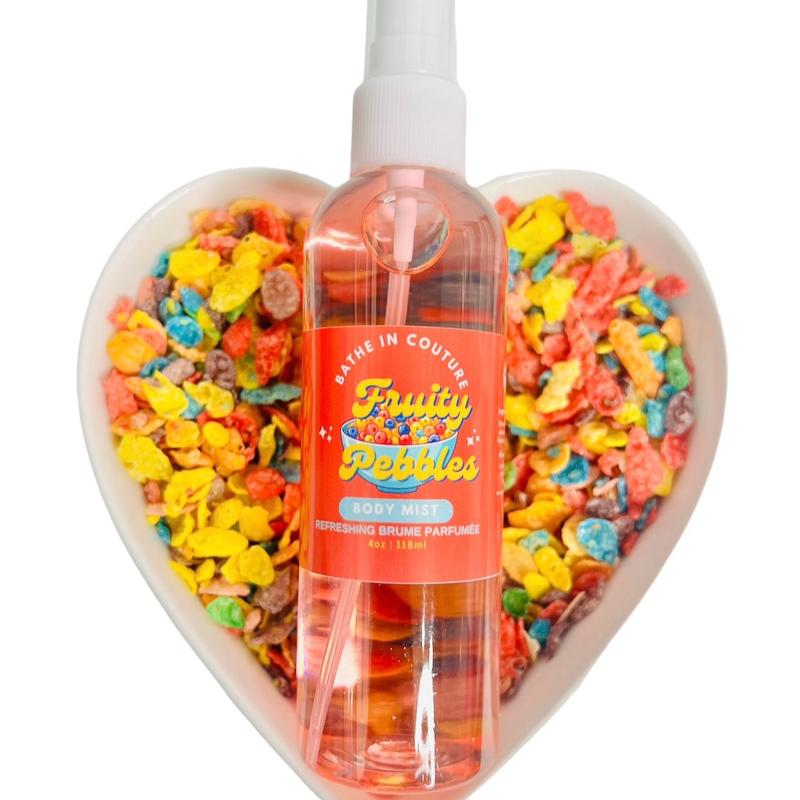 Fruity Pebbles Body Mist, Body Spray, Cereal Scented Body Mist, Cruely Free,