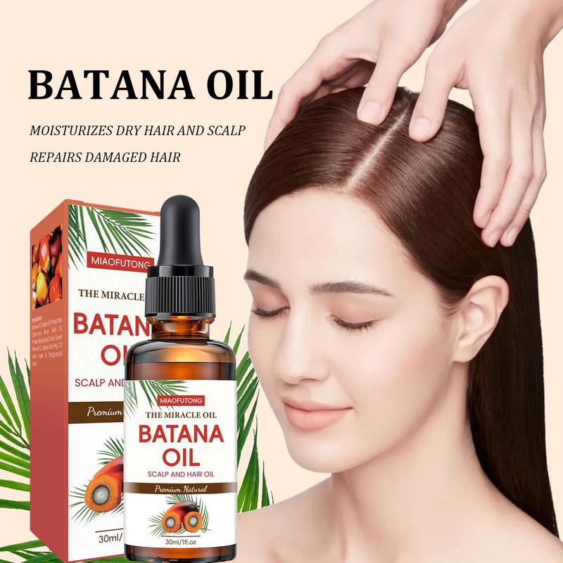 Batana Oil Hair Care Essential Oil, 2 Boxes Deep Moisturizing Hair Scalp Conditioner, Nourishing and Smoothing Hair Care Product for All Hair Types