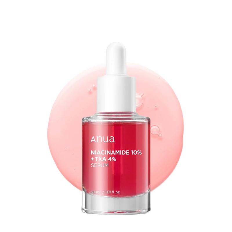 Anua 10% Niacinamide+ 4% Tranexamic Acid Serum, Ceramide, Hyaluronic Acid, Vitamin B12 natural color, Korean Glass Skin (30ml  1.01 fl.oz.)