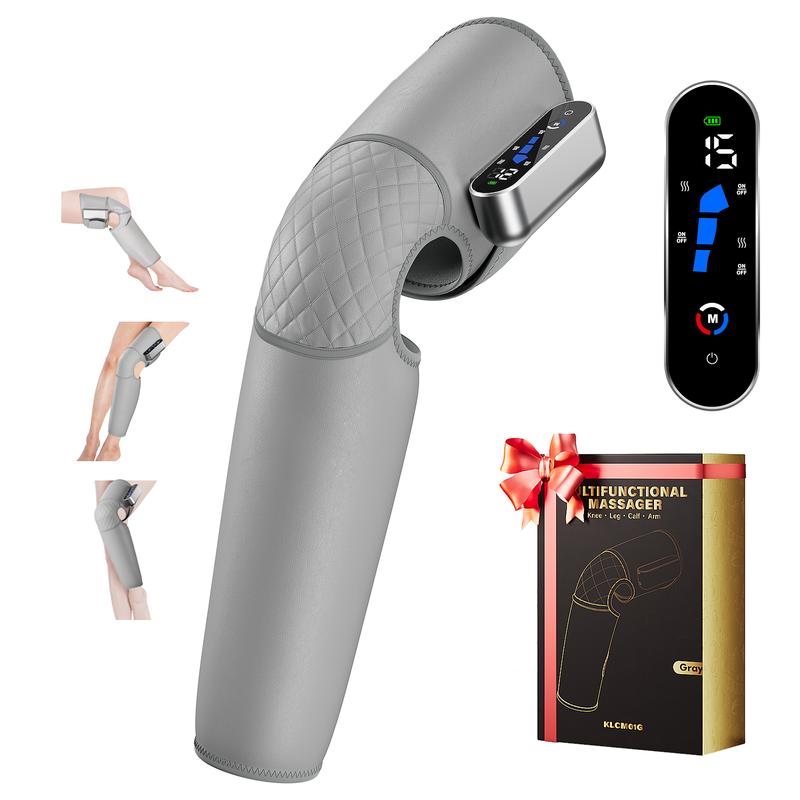 Stylish & Portable Leg Massager with Air Pressure, Heat & Controllable Function Cycle for Sports Relaxation, Comfort Christmas Gift