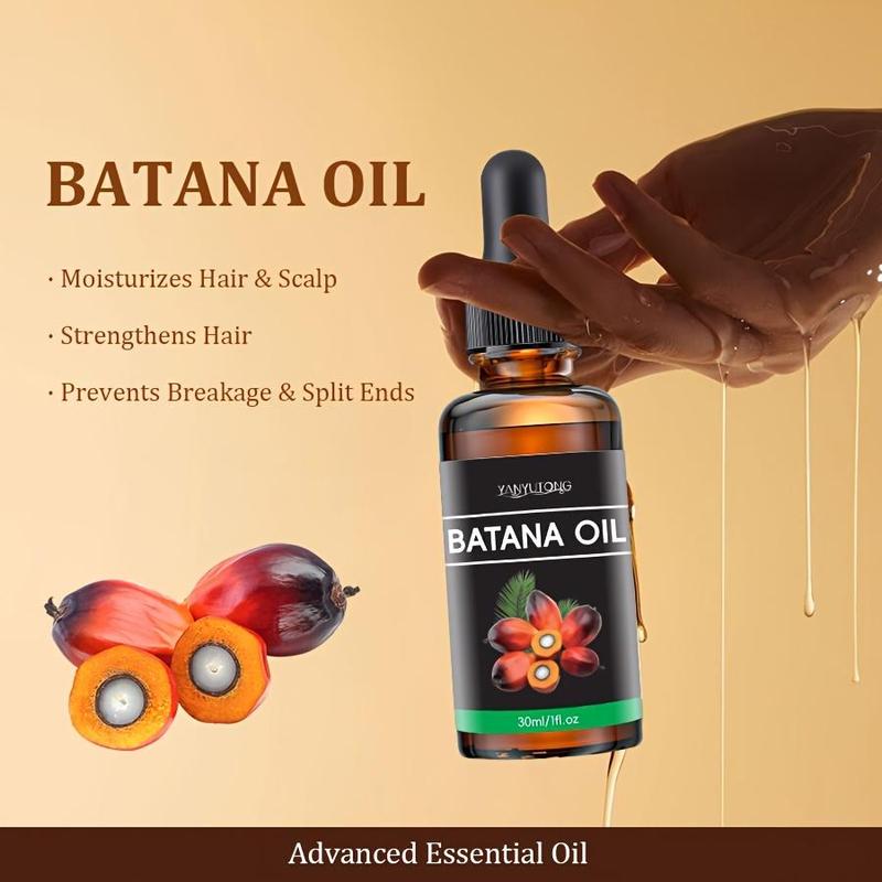 Batana Essential Hair Care Massage Oils, 3 Counts Hair Care & Styling Products For Making Thin Hair Look Thicker