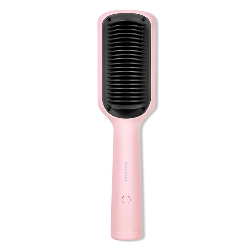 DOMIDO HALO - Gorgeous Hair Straightening Comb Styling Tool with 5 Temperature Settings and Dual Voltage for Premium Salon-Quality Results