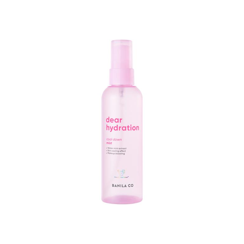 Dear Hydration Cool Down Mist - 100g, Korean Skincare for Moisture & Radiant Glow, Pink Cactus Water & Antioxidants - Moisturizer Oil Yeast