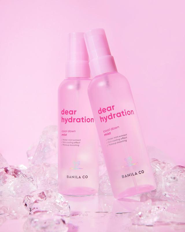 Dear Hydration Cool Down Mist - 100g, Korean Skincare for Moisture & Radiant Glow, Pink Cactus Water & Antioxidants - Moisturizer Oil Yeast