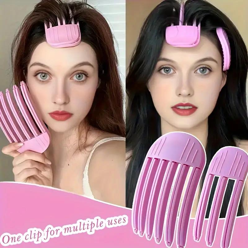 Wind Shaping Comb for Fluffy Bangs, High Head Top Artifact Wind Plastic Comb for Men and Women, No-Trace Hair Root Lifting Clips, Haircare Heatless Tool, Christmas Gift