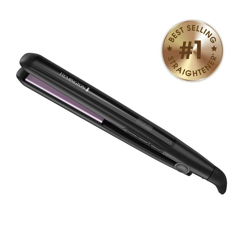 Remington 1” Anti-Static Flat Iron for Smooth, Straight Hair, S5500G Titanium Comfort