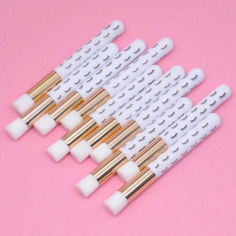 Eyelash Makeup Remover Brush, 10pcs set Lash Cleaning Brush, Lash Shampoo Brush, Eyelash Extension Cleanser Brush, Face Wash Brush