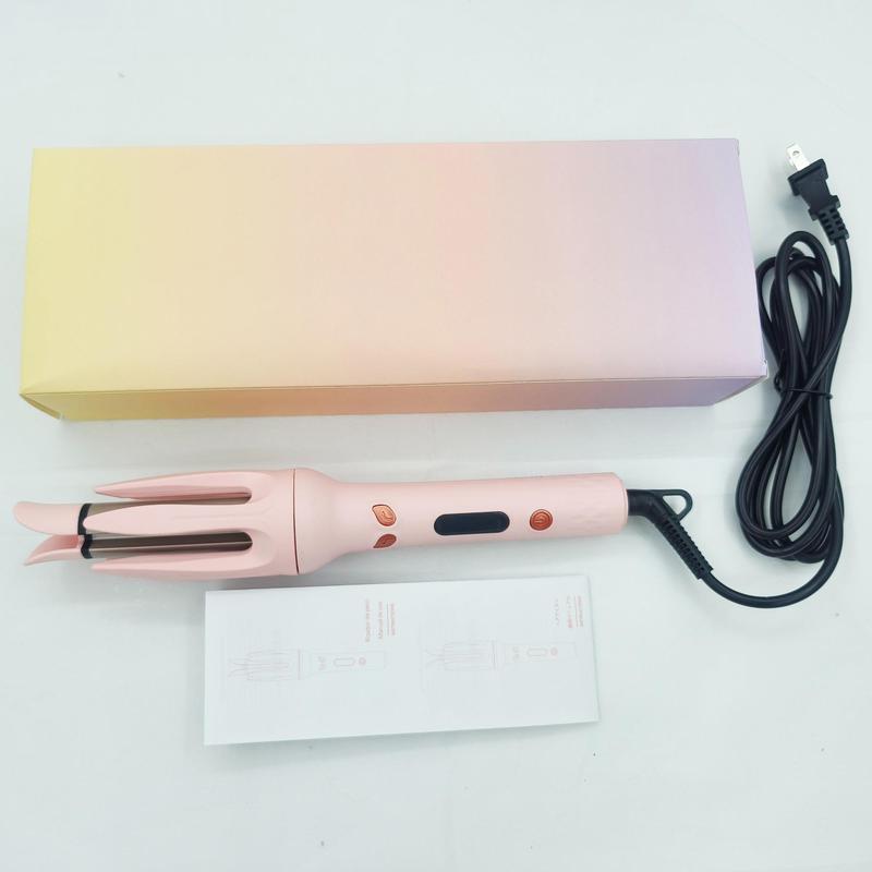 Automatic Hair Curler Iron, Curling Wand, 28mm Barrel Hair Curler with 4 Temperature-adjusting Mode, Hair Curler with Negative Ion Generator & Intelligent Timmer, Curling Iron with Intelligent Sensor, Halloween, Christmas, Fall, Ideal Winter Gift