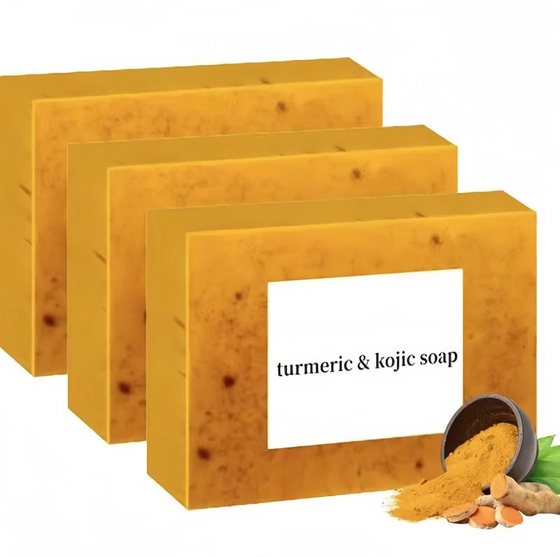 Turmeric & Kojic Acid Brightening Soap, DarkSpot Remover, Kojic Acid Soap, Soap Body CareBody Wash Lemon Flawless Organic