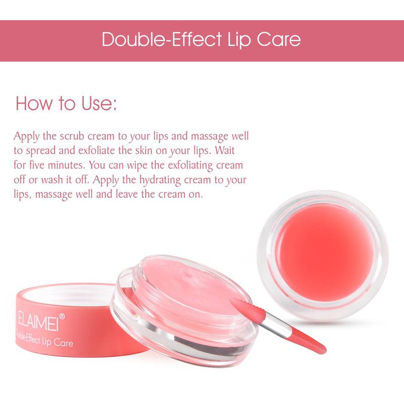 Strawberry Flavor Double-effect Lip Care Mask, Deep Moisturizing Lip Mask, Nourishes Lips, Suitable for All Skin Types