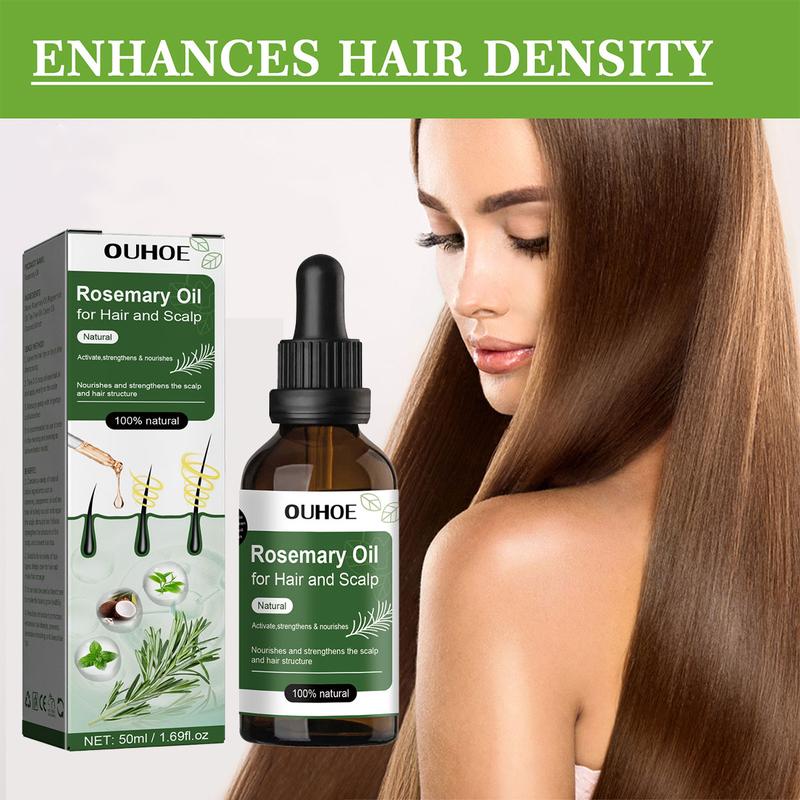 Rosemary Hair Oil, Natural Hair Care Oil, Strengthens Hair, Hair Care & Styling Product for Women & Men