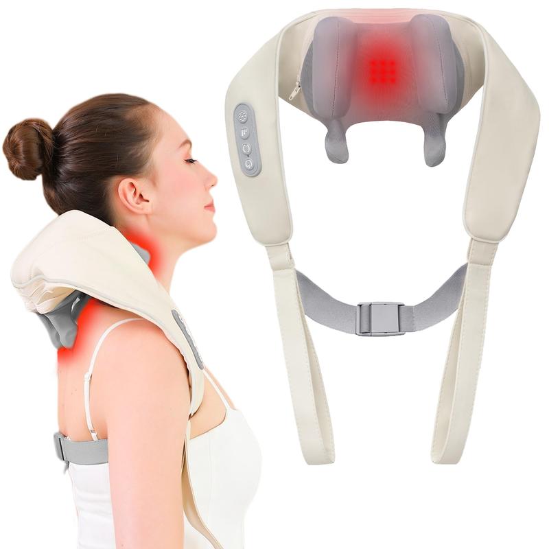 Electric Neck & Shoulder Massager, 1 Box Cordless Heated Neck Massager, Professional Neck & Shoulder Relaxation Tool for Women & Men, Massagers Neck and Shoulder